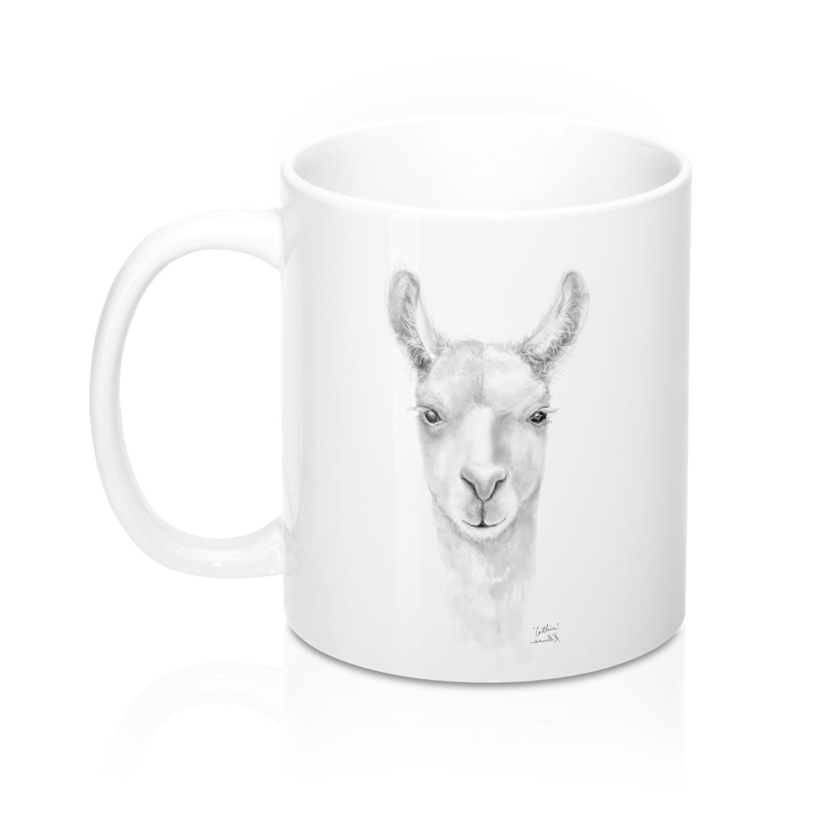 Llama Name Mugs - CAITLIN