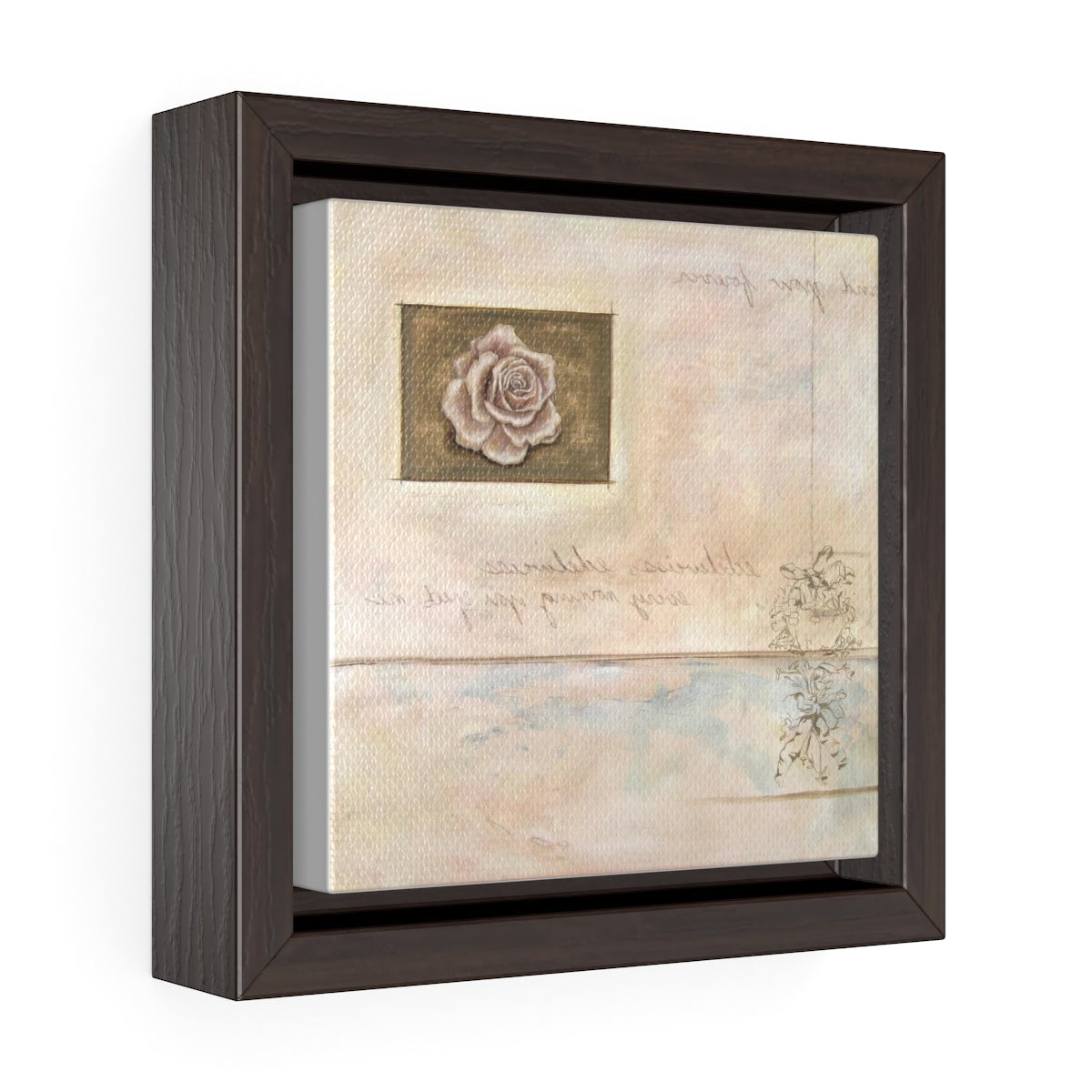 Square Framed Art Print | Lullaby: Edelweiss