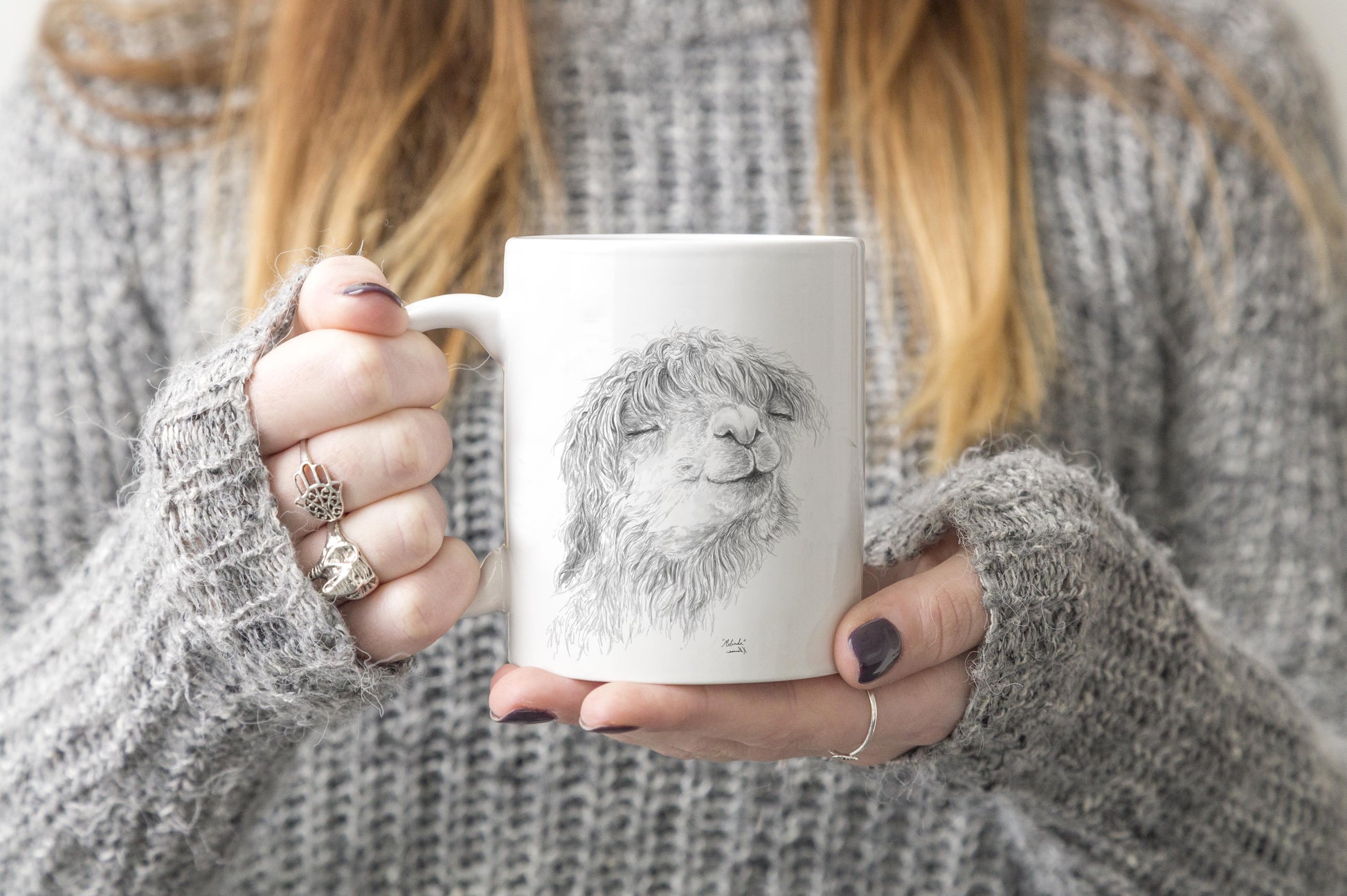 Personalized Llama Mug - MELINDA