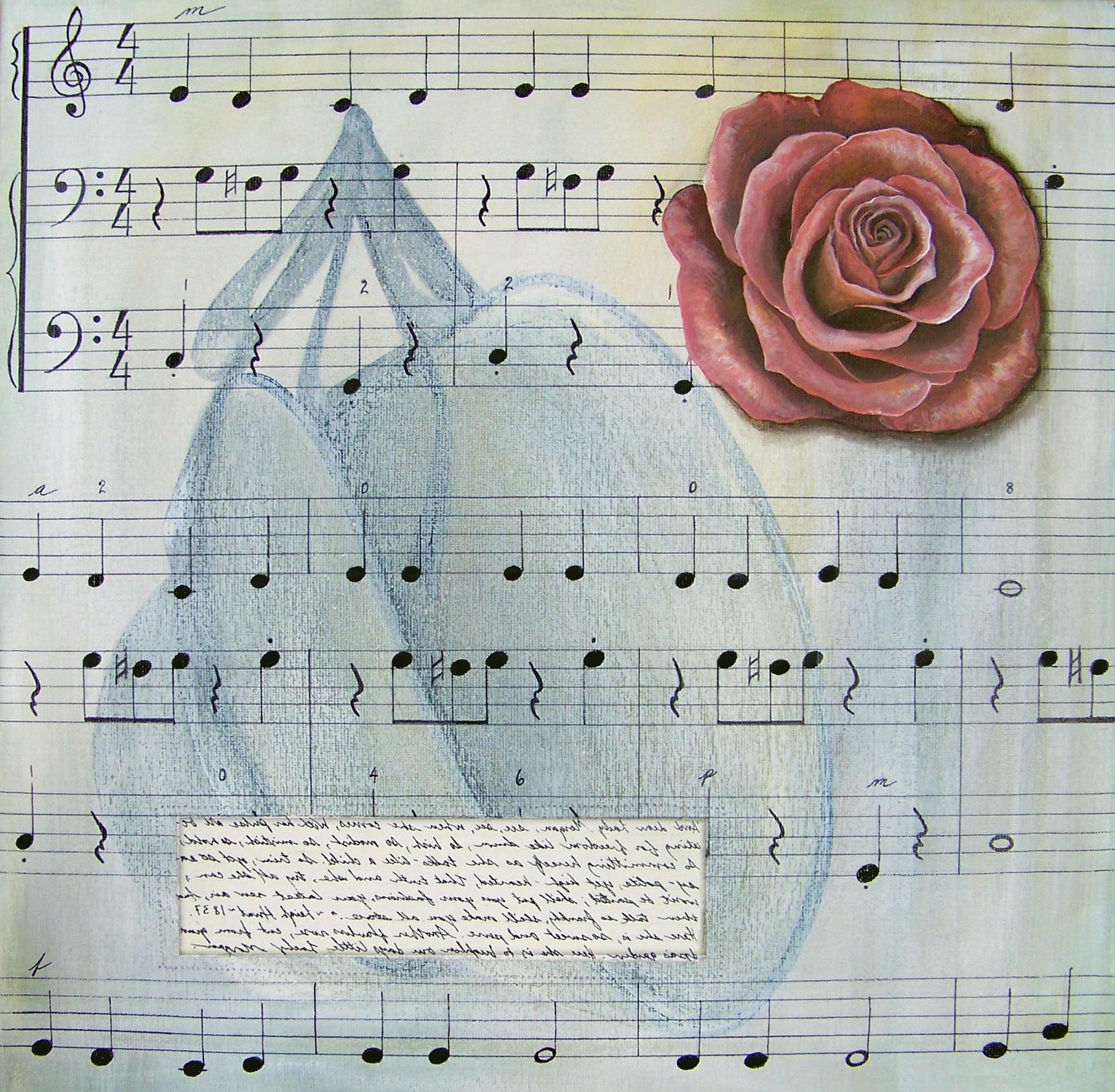 Square Framed Art Print | Lullaby: Lady Morgan