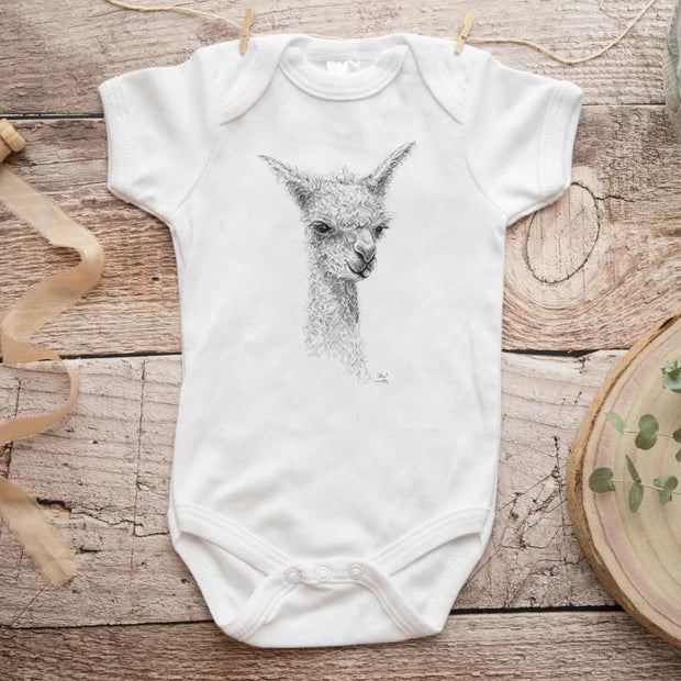 Llama Baby Onesie - BELIEVE