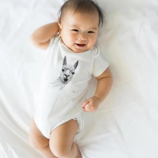 Llama Baby Onesie - EXPLORE