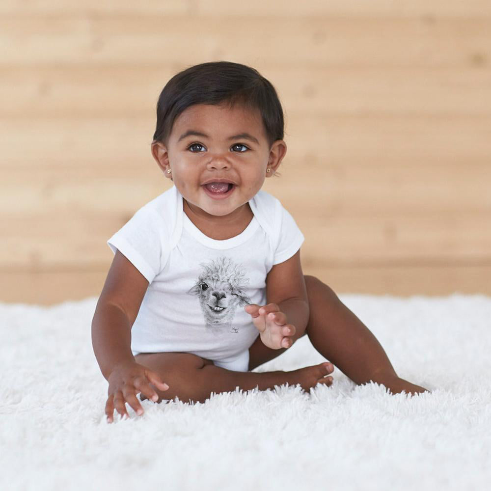 Llama Baby Onesie -  LAUGH