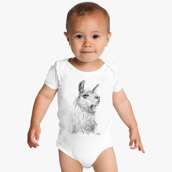 Llama Baby Onesie - STAND