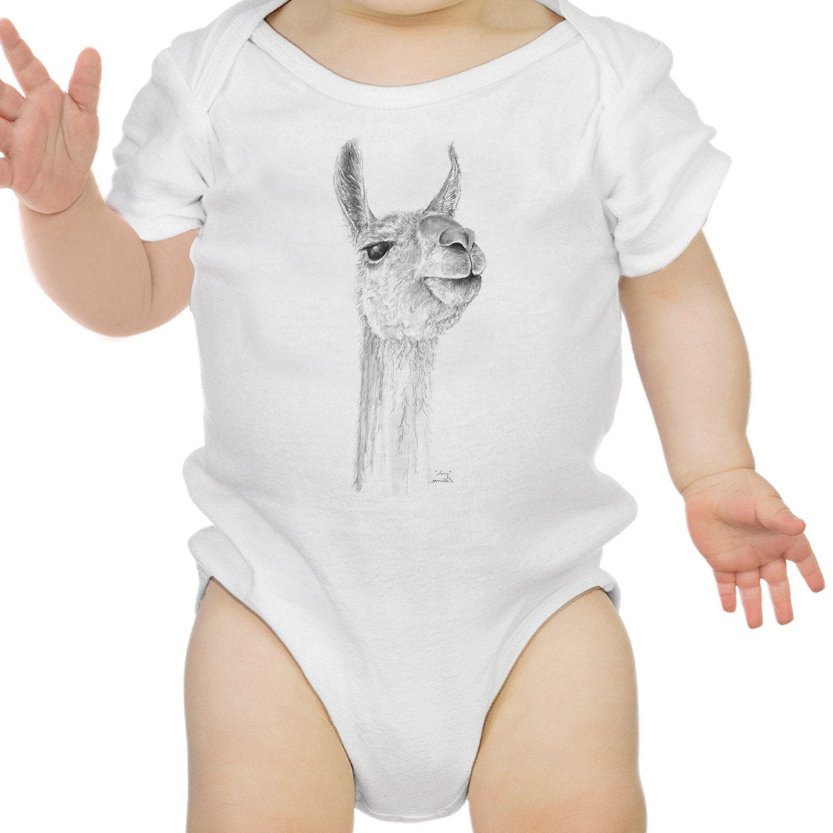 Llama Baby Onesie - STRETCH