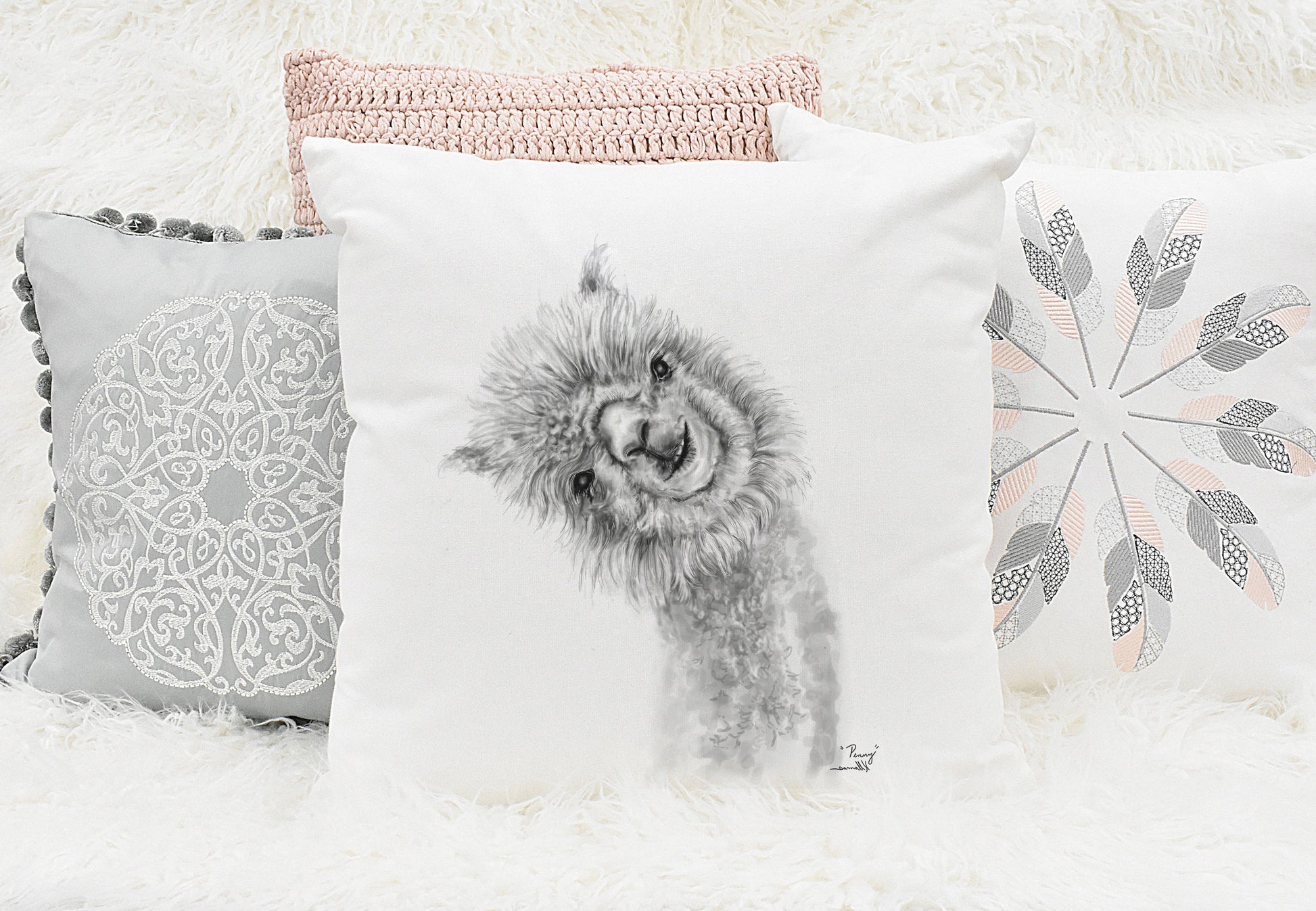 Llama Pillow - PENNY