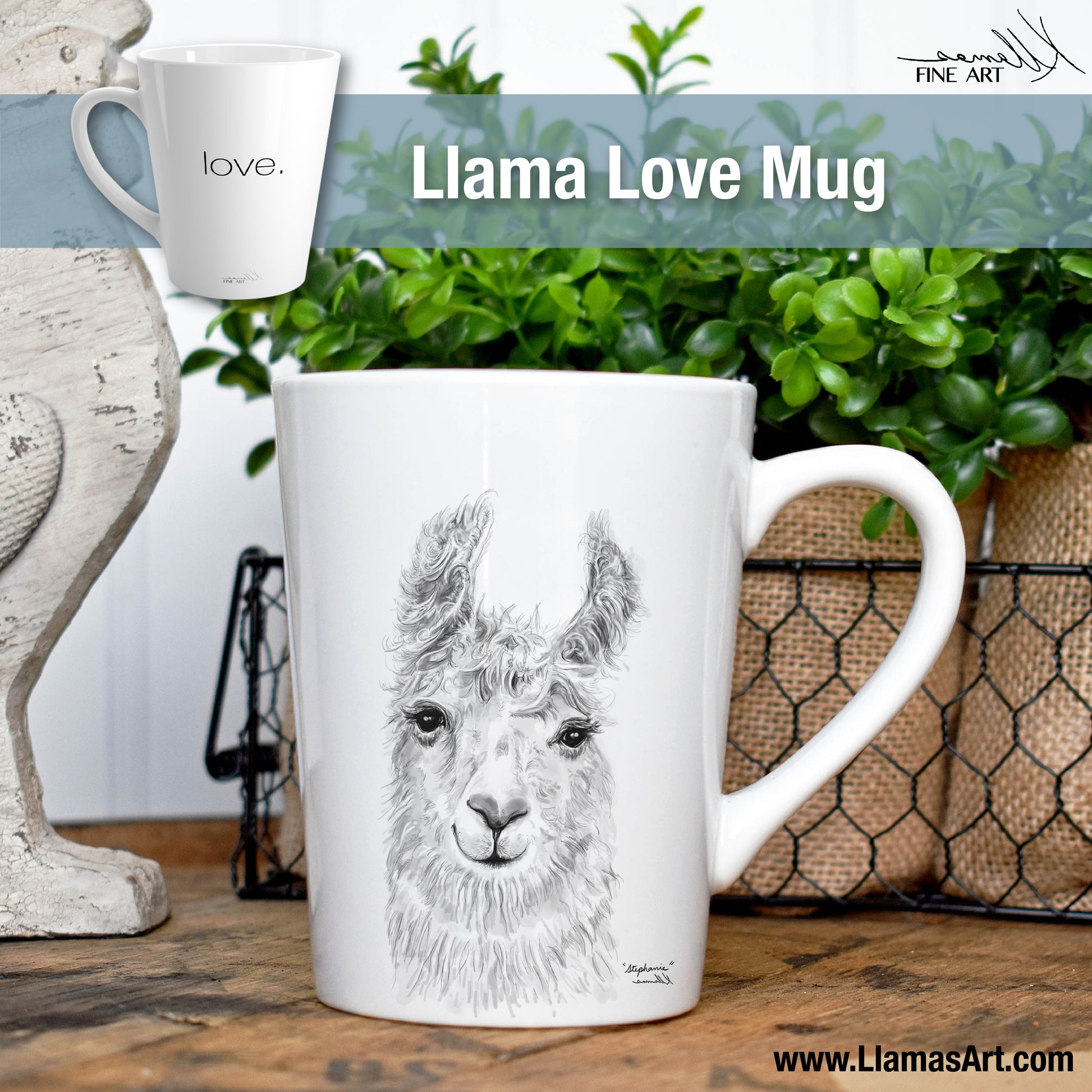 Personalized Llama Mug - STEPHANIE