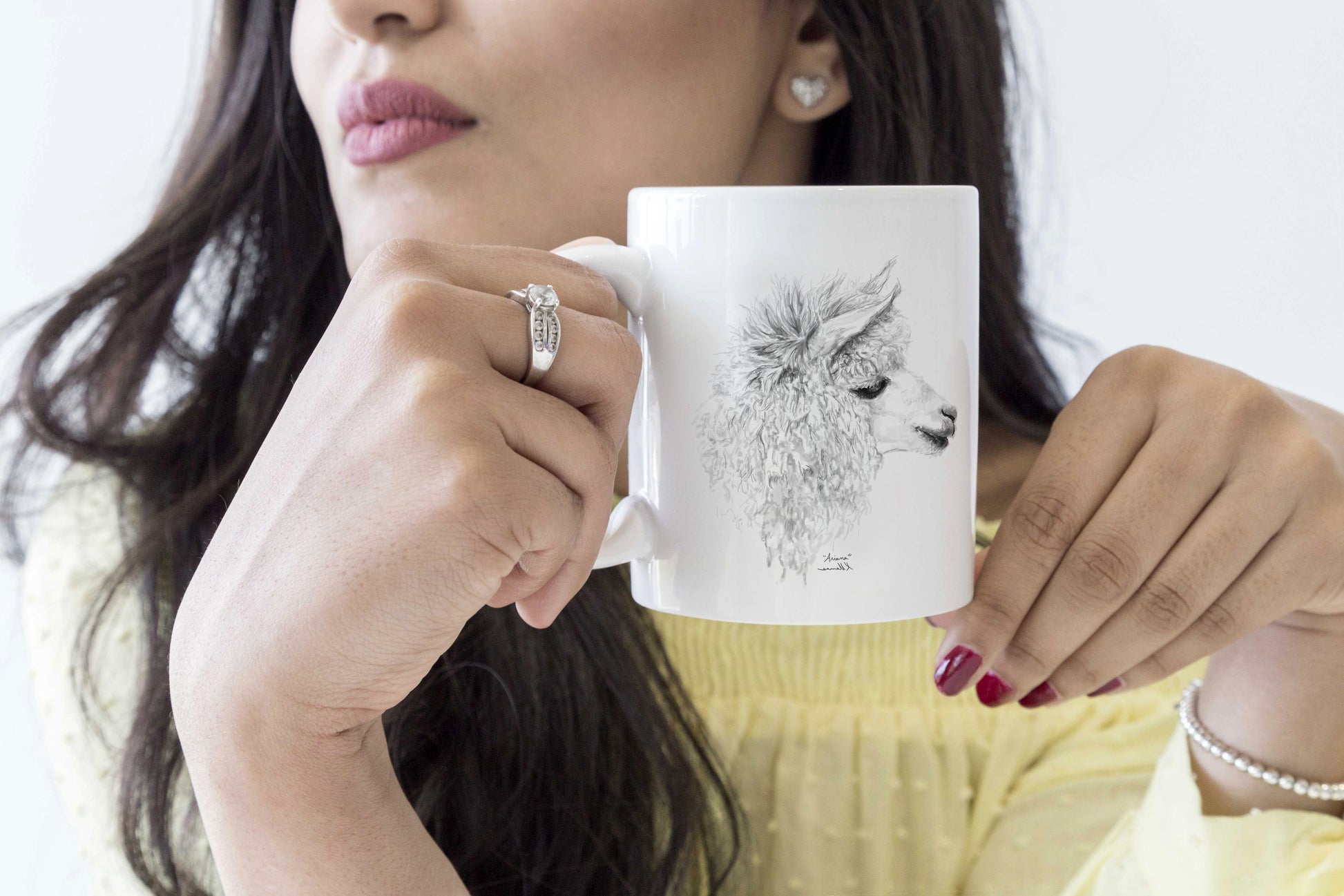 Llama Name Mugs - ARIANA