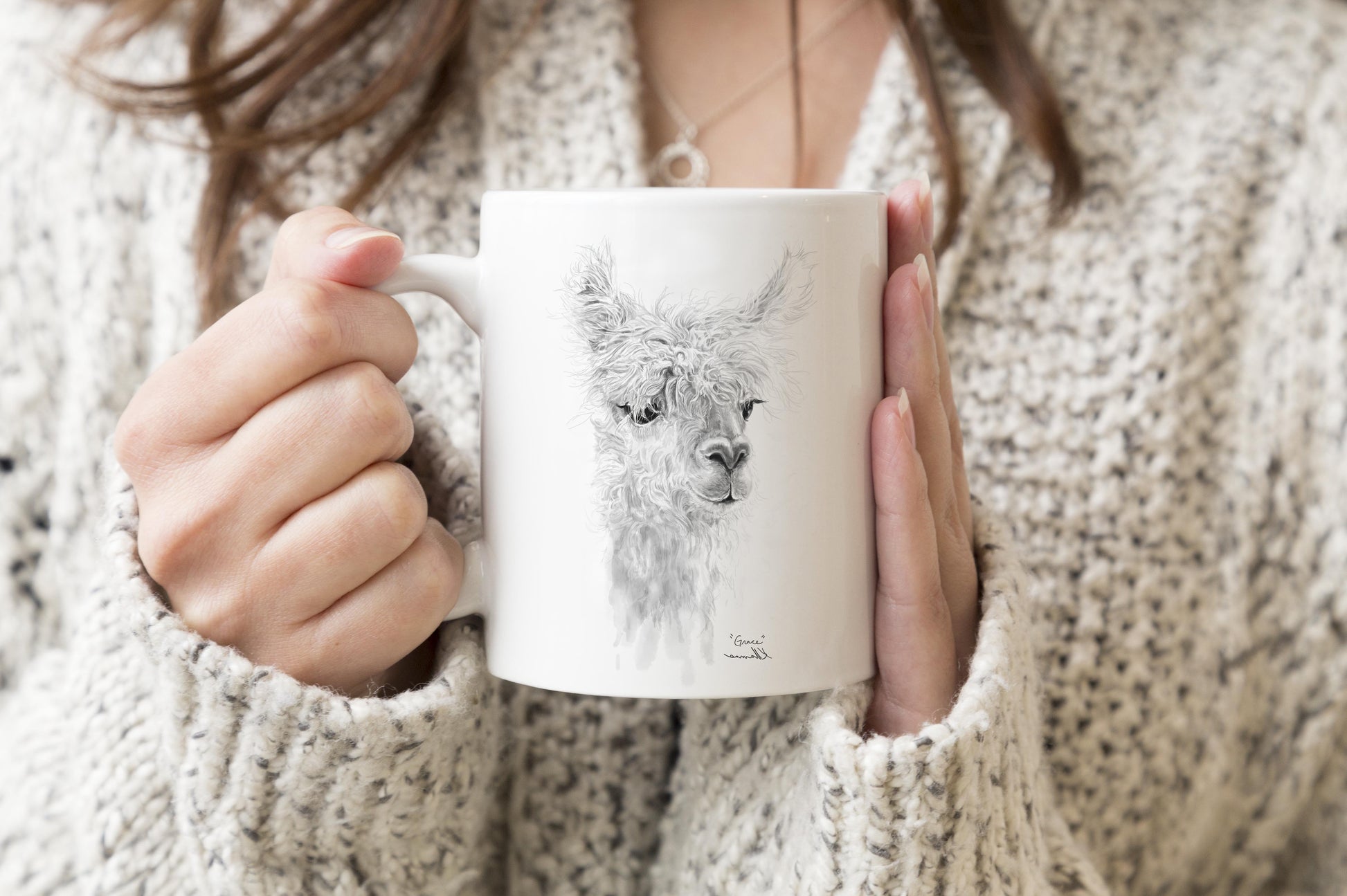 Personalized Llama Mug - GRACE